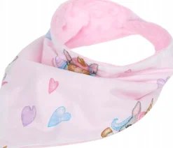Babymam miękki śliniak apaszka minky na rzepy 2w1