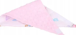 Babymam miękki śliniak apaszka minky na rzepy 2w1