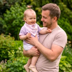 Babymam miękki śliniak apaszka minky na rzepy 2w1