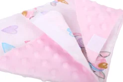 Babymam miękki śliniak apaszka minky na rzepy 2w1