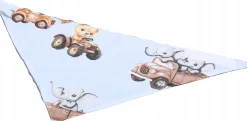 Babymam miękki śliniak apaszka minky na rzepy 2w1