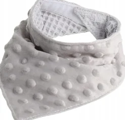 Babymam miękki śliniak apaszka minky na rzepy 2w1