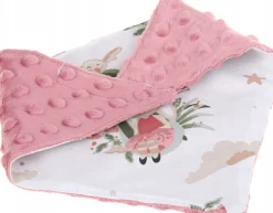 Babymam miękki śliniak apaszka minky na rzepy 2w1