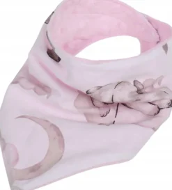 Babymam miękki śliniak apaszka minky na rzepy 2w1