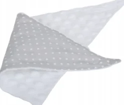 Babymam miękki śliniak apaszka minky na rzepy 2w1