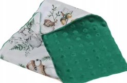 Babymam miękki śliniak apaszka minky na rzepy 2w1