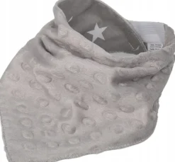 Babymam miękki śliniak apaszka minky na rzepy 2w1