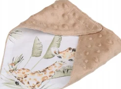 Babymam miękki śliniak apaszka minky na rzepy 2w1
