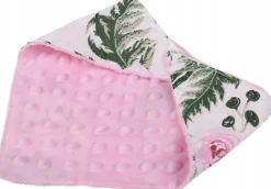 Babymam miękki śliniak apaszka minky na rzepy 2w1