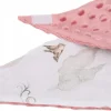 Babymam miękki śliniak apaszka minky na rzepy 2w1