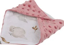 Babymam miękki śliniak apaszka minky na rzepy 2w1