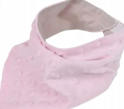 Babymam miękki śliniak apaszka minky na rzepy 2w1