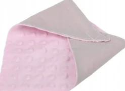 Babymam miękki śliniak apaszka minky na rzepy 2w1