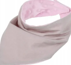 Babymam miękki śliniak apaszka minky na rzepy 2w1