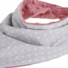 Babymam miękki śliniak apaszka minky na rzepy 2w1