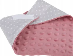 Babymam miękki śliniak apaszka minky na rzepy 2w1