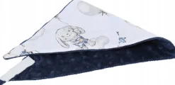 Babymam miękki śliniak apaszka minky na rzepy 2w1