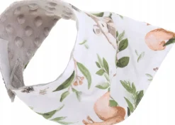 Babymam miękki śliniak apaszka minky na rzepy 2w1
