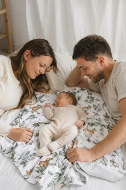 Babymam muślinowy otulacz kocyk nosidełka fotelika