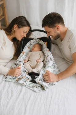 Babymam muślinowy otulacz kocyk nosidełka fotelika