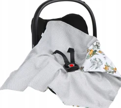 Babymam muślinowy otulacz kocyk nosidełka fotelika