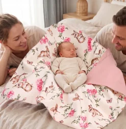 Babymam muślinowy otulacz kocyk nosidełka fotelika