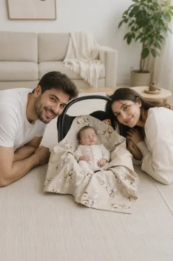 Babymam muślinowy otulacz kocyk nosidełka fotelika