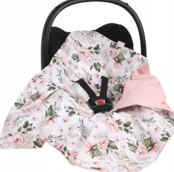 Babymam muślinowy otulacz kocyk nosidełka fotelika