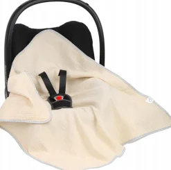 Babymam muślinowy otulacz kocyk nosidełka fotelika