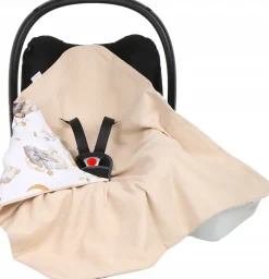 Babymam muślinowy otulacz kocyk nosidełka fotelika