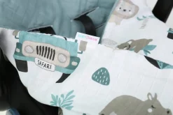 Babymam muślinowy otulacz kocyk nosidełka fotelika