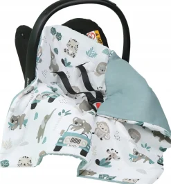 Babymam muślinowy otulacz kocyk nosidełka fotelika