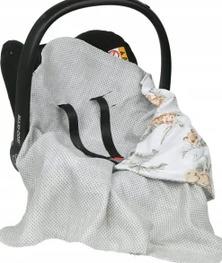 Babymam muślinowy otulacz kocyk nosidełka fotelika