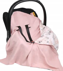 Babymam muślinowy otulacz kocyk nosidełka fotelika
