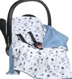 Babymam muślinowy otulacz kocyk nosidełka fotelika