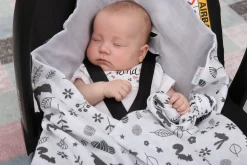Babymam muślinowy otulacz kocyk nosidełka fotelika