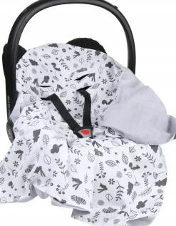 Babymam muślinowy otulacz kocyk nosidełka fotelika