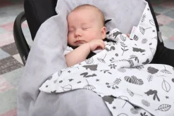 Babymam muślinowy otulacz kocyk nosidełka fotelika