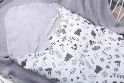 Babymam muślinowy otulacz kocyk nosidełka fotelika