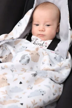 Babymam muślinowy otulacz kocyk nosidełka fotelika