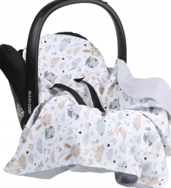 Babymam muślinowy otulacz kocyk nosidełka fotelika