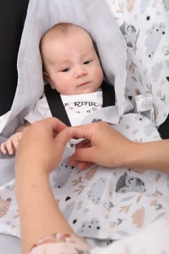 Babymam muślinowy otulacz kocyk nosidełka fotelika