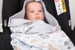 Babymam muślinowy otulacz kocyk nosidełka fotelika