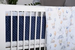 Babymam ochraniacz minky 180x30 do łóżeczka 120x60