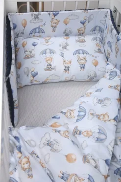 Babymam ochraniacz minky 180x30 do łóżeczka 120x60
