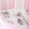 Babymam ochraniacz modułowy do łóżeczka minky 20el