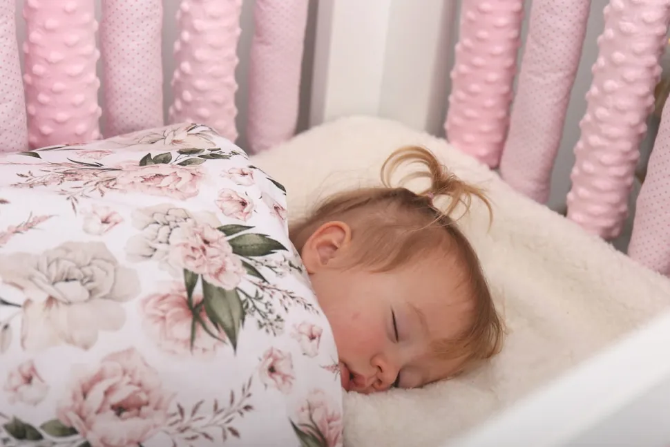 Babymam ochraniacz modułowy do łóżeczka minky 20el