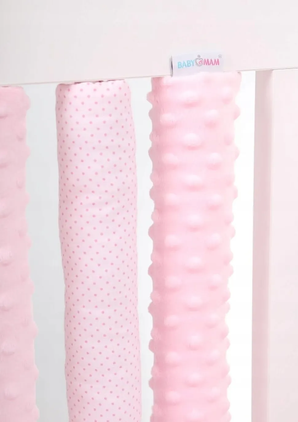 Babymam ochraniacz modułowy do łóżeczka minky 20el