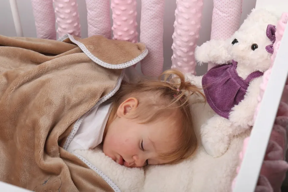 Babymam ochraniacz modułowy do łóżeczka minky 20el