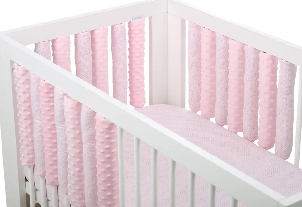 Babymam ochraniacz modułowy do łóżeczka minky 20el